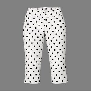 Ricki’s Black/White Polka Dot Capri Pants